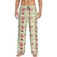thumbnail image 2 of Lsque Dragon Fruit 1 Print Men's Pajama Pants, Lounge Pant - Comfortable Home Wear,Elastic Waistband, Stylish Design-Large, 2 of 9