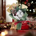 thumbnail image 3 of Mini Christmas Bouquet - Artificial Pine Needles, Pine Cone, and Cotton Flowers, Ideal for Ornamentation, Table Centerpieces, Christmas Tree Decor, DIY, and Thoughtful Gifts for Friends and Family, 3 of 7