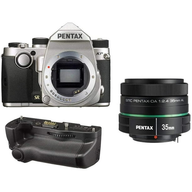 Pentax KP 24.32 Weatherproof DSLR Camera (Silver) with