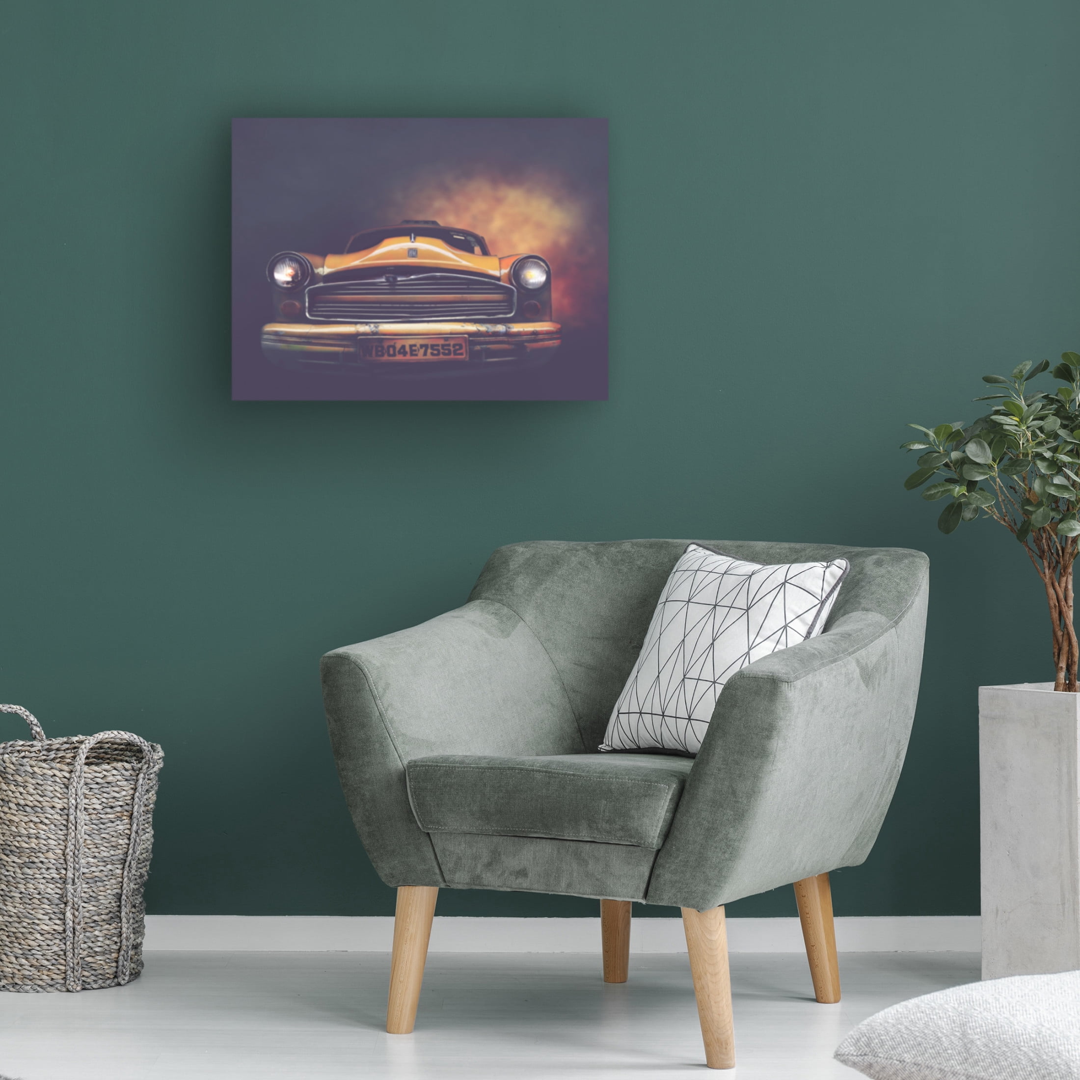 Trademark Fine Art Svetlin Yosifov Kolkata Taxi Canvas Wall Art