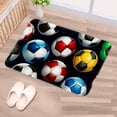 thumbnail image 5 of Football Polyester Non-Slip Machine Washable Bath Rug Indoor Rug Door Carpet, 5 of 6