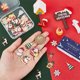 thumbnail image 3 of 1 caja de 40 piezas de 20 estilos de adornos de árbol de Navidad, adornos de Navidad, adornos de invierno, adornos de campana de Papá Noel., 3 of 9