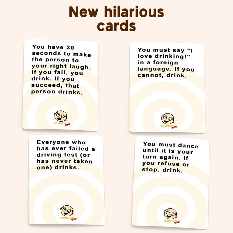 Fun Adult Drinking Game for Parties - &lsquo;These Cards Will Get You 