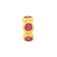 thumbnail image 3 of Crystals from Swarovski Oct Birthstone Charm Silver Gold Plated Reflection Beads, 3 of 5