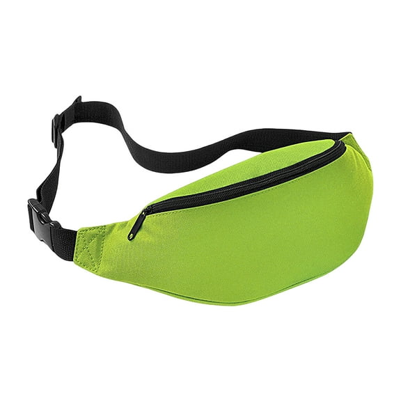 Fanny Packs for Women & Men Unisex Waist Bag Pack with Zipper Adjustable Strap Solid Color Waist Pouch for Outdoors & Gym