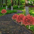 thumbnail image 6 of Artificial Topiary Tree Faux Shrub Bushes Dust Resistant PP Material for Front Door Porch Patio Landscaping, 6 of 9