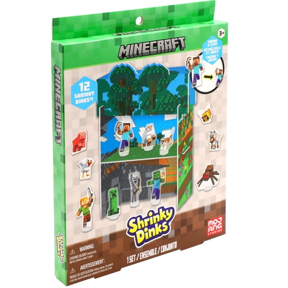 Kit de manualidades DIY Shrinky Dinks de Minecraft de Tara Toys