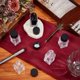 thumbnail image 4 of 12 frascos de tinta de vidrio resistentes de 18 ml (0,61 oz) con tapas de plástico negras, 6 goteros de plástico y 4 embudos para tinta líquida., 4 of 9