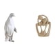 thumbnail image 1 of Escultura de pingüino,Escultura de pingüino para decoración nórdica del hogar,Adorno de mesa con estatua de animal,artesanía para decoración de dormitorio,Estatua abstracta,Estatua, 1 of 8
