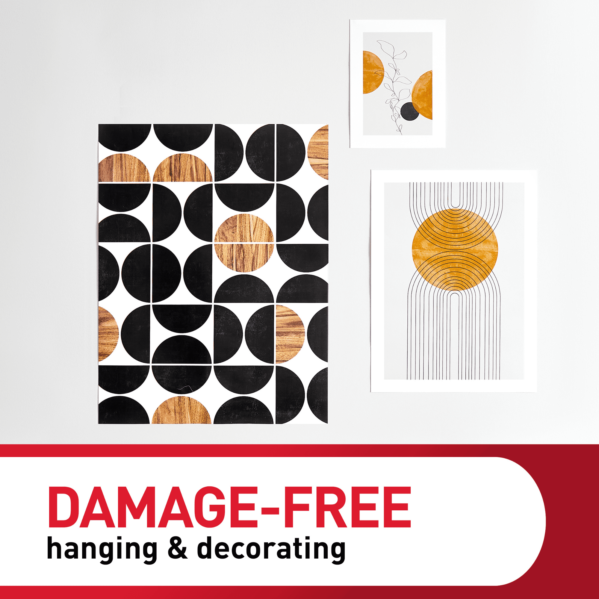 Command 17024-60ES 60-Pack  Poster Strip Pack - Quantity 6
