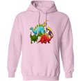 thumbnail image 2 of Inktastic Cute Dinosaurs Adult Hoodie Sweatshirt, 2 of 4