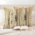 thumbnail image 4 of Pack of 2 Outdoor Pillow Covers 26x26 Inch Waterproof Autumn Branch Trees Throw Pillow Covers,Decorative Couch Pillow Shams Protectors Fall Forest Vintage Rustic Oil Painting Cushion Pillowcases, 4 of 8