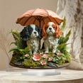 thumbnail image 1 of HaoXun 1PC Dog Pattern Acrylic Ornament - 2D Printed Double Sided Desktop Decoration for Office, Bookshelf, Dining Table, Holiday Home Decor, 1 of 6