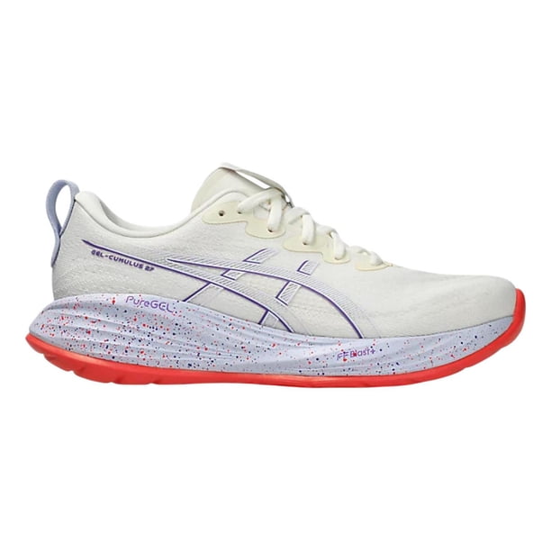 Tenis Asics Mujer Dama Gel Cumulus 27 Tokyo Blanco Running blanco 4.5 MX