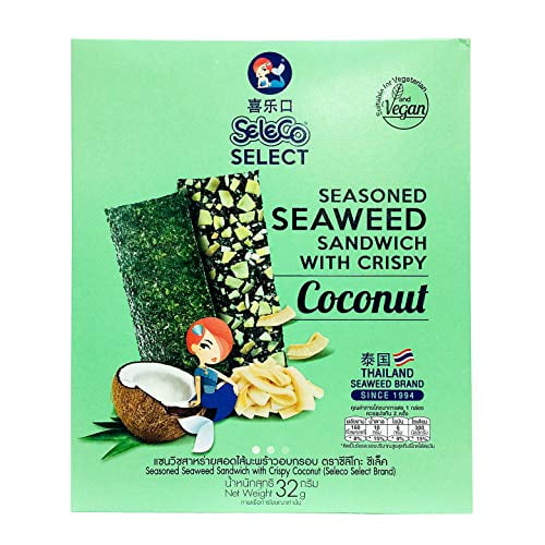 Snacks Seasoned Seaweed Sandwich & Crispy Coconut