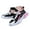 Hot Pink, variant on Children's Fashion Mesh Lace Up Sneakers Color Matching Casual Comfortable Running Shoes Breathable Mesh Girls Shoes for Summer Size 4-4.5 Years