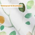 thumbnail image 4 of Sage Green Shower Curtain, Floral Shower Curtains for Bathroom, Colorful Leaf Polyester Fabric Curtains Home Decoration, Modern Flower Waterproof Bath Curtain with Plastic Hooks, 72x72 Inch, 4 of 6
