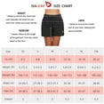 thumbnail image 6 of BALEAF Womens Shorts 5 Inches Quick Dry Running Gym Workout Active Wear with Zipper Pocket Black Size XS, 6 of 6