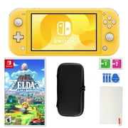 Nintendo Switch Lite in Yellow with Links Awakening and Accessories