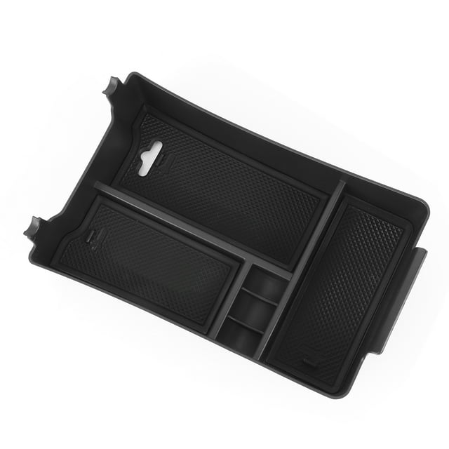 Aramox ABS Car Center Console Armrest Storage Box Case Holder Organizer Container, Fit For Envision 2014-2020, Black