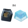 thumbnail image 4 of Handmade Customized OEM R4 Profile Resin Keycap Keyboard RGB Translucent Keycap, 4 of 15