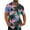 A0520-Multicolor, variant on QUINDOS Hawaiian Tropical Shirts for Men Short Sleeve Casual Button up Summer Shirts Beach Loose Fit Tropical Print Vacation Shirts