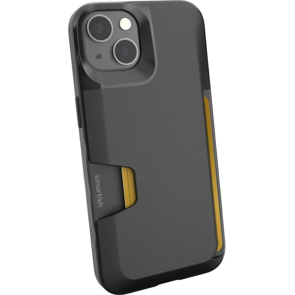 Smartish iPhone 13 Wallet Case - Wallet Slayer Vol. 1 [Slim   Protective] Credit Card Holder - Black Tie Affair