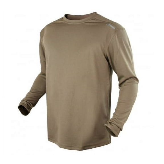 Condor Maxfort Long Sleeve Training Top, Tan, S,
