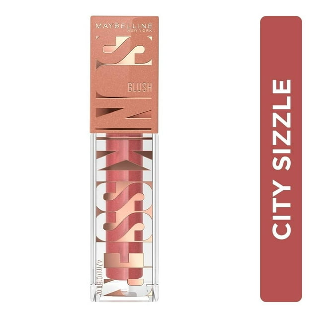 Rubor iluminador líquido de mejillas Maybelline Sunkisser , Blush Tono 06 City Sizzle, 4.7ml