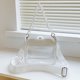 thumbnail image 1 of Bolso Bandolera Bolso Chain Commute Bag Fashion Crossbody Bag Transparente Elegante para viajes (Blanco), 1 of 6