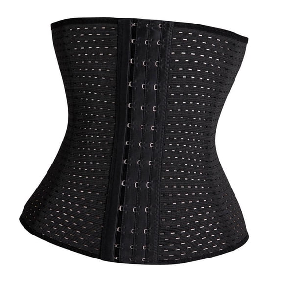 FVDPWYE Women Body Shaper Polyester Waist Trainer Cincher Underbust Corset Shapewear XL