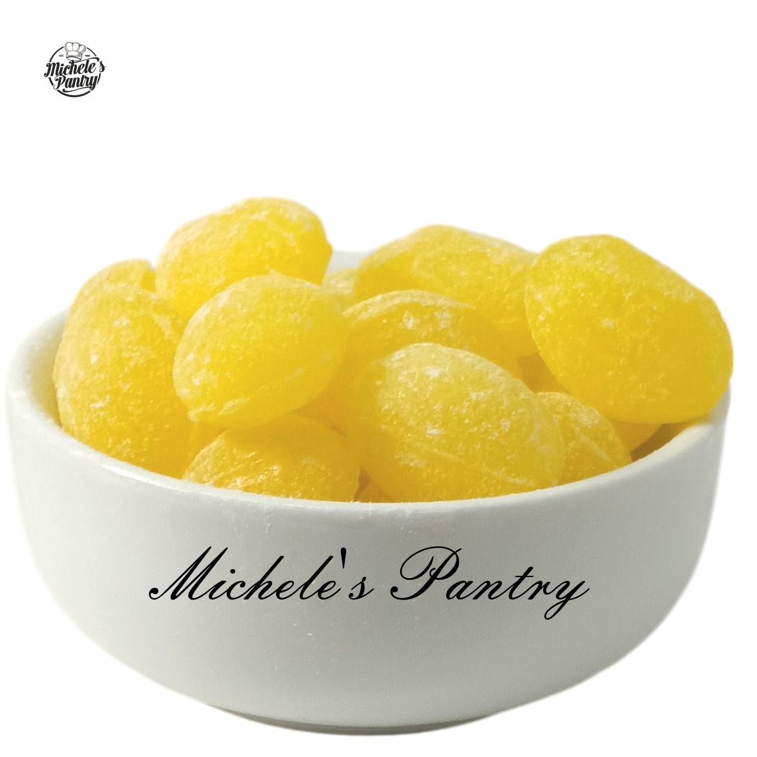 Claey's Sanded Sugar Hard Candy, Lemon, 4 lbs. No Known Allergens