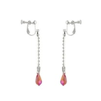 Kurapika Cosplay Ear Clip No Piercing Eardrop Anime Hunter x Hunter Drop Earrings for Women Men Jewelry Gift