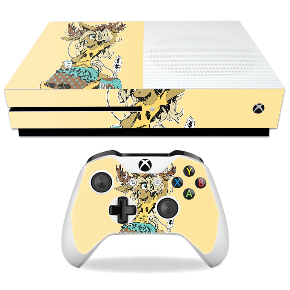 Skin Decal Wrap Compatible With Microsoft Xbox One S Sticker Design