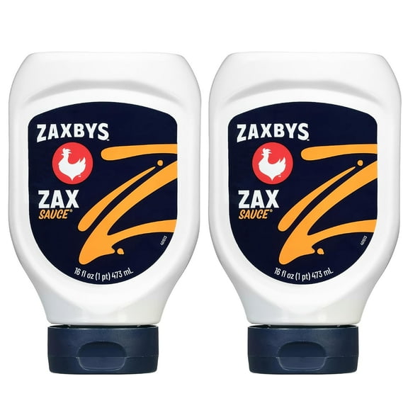 Zax Sauce - Zaxbys Sauce, Burger Sauce, Barbecue Sauce, Special Sauce, BBQ Sauce, Secret Recipe for Chicken Dipping, Steak, Burgers, Fry Sauce - 16 fl oz (Pack of 2)