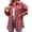 #1 Red White, variant on SHIBEVER Womens Blouses Flannel Plaid Shirts Long Sleeve Tops Button Down Fall Shirts for Women Fashion Clothing Plaid Jacket Coats