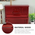 thumbnail image 3 of MLINS Small Dollhouse Piano Miniature Piano Model Wooden Doll House Layout for Girls, 3 of 6