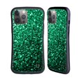 thumbnail image 1 of Head Case Designs Officially Licensed PLdesign Glitter Sparkles Emerald Green Hybrid Case Compatible with Apple iPhone 14 Pro Max, 1 of 7