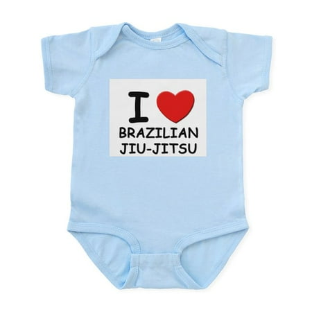 

CafePress - I Love Brazilian Jiu Jitsu Infant Bodysuit - Baby Light Bodysuit