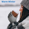 thumbnail image 4 of Winter Gloves for Men Women 2 Pairs Upgraded Touch Screen Cold Weather Thermal Warm Knit Glove for Running Driving, 4 of 6