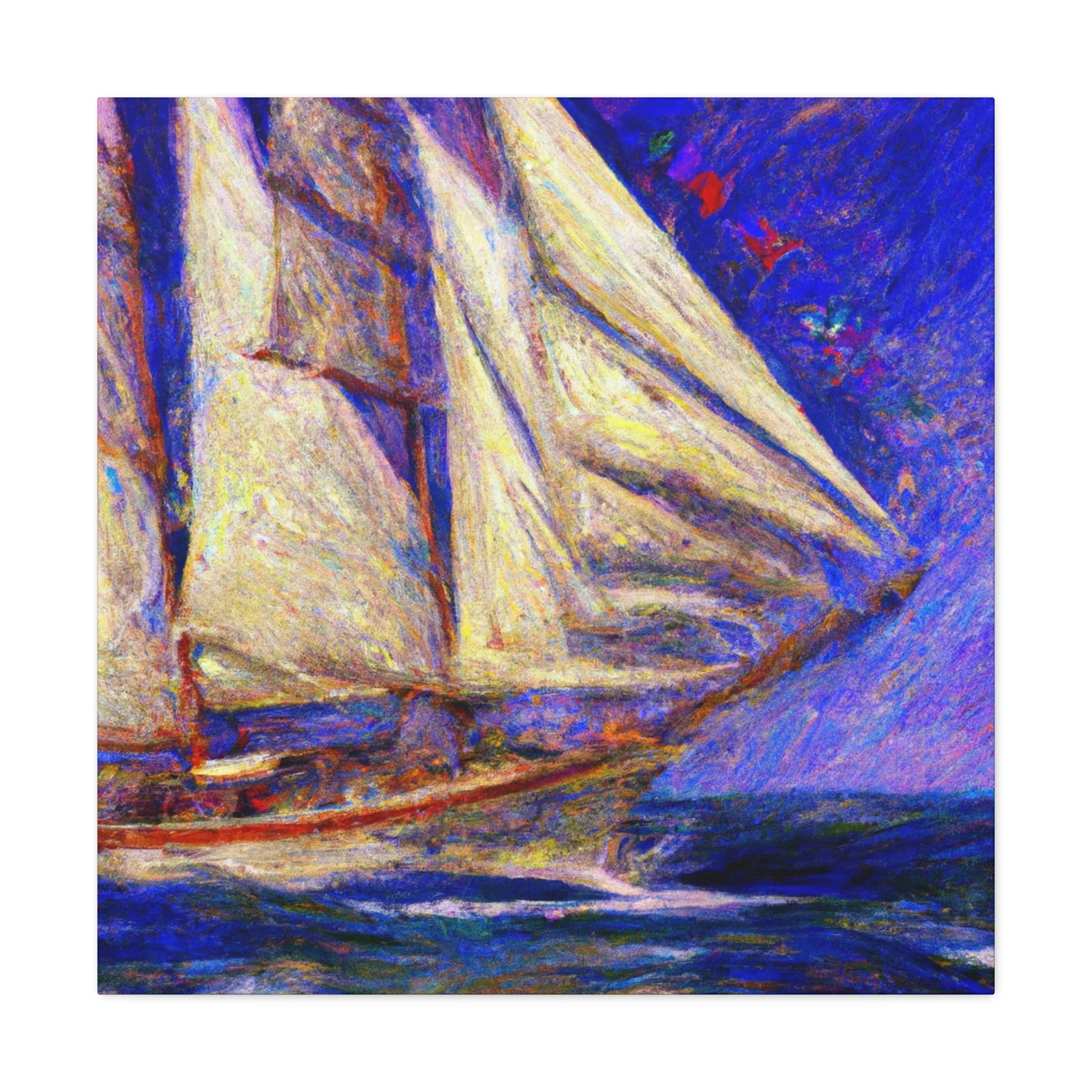 Sailing into Eternity. Canvas