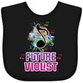 thumbnail image 3 of Inktastic Viola Future Violist Music Girls Baby Bib, 3 of 4