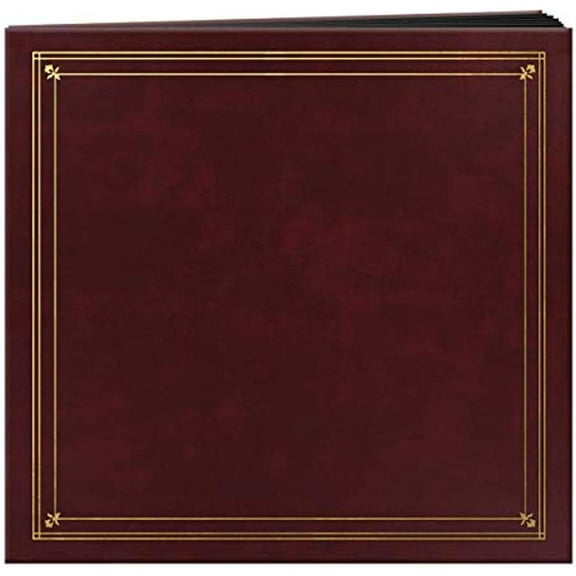 Pioneer Photo Album Full Size Post Style Album, Holds 204 4x6" Photos 6 Per Page, Burgundy