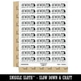 thumbnail image 2 of Artwork Please Do Not Bend Bent Art Detail Sticker Set - White - Matte Finish - 1.75" Medium, 2 of 7