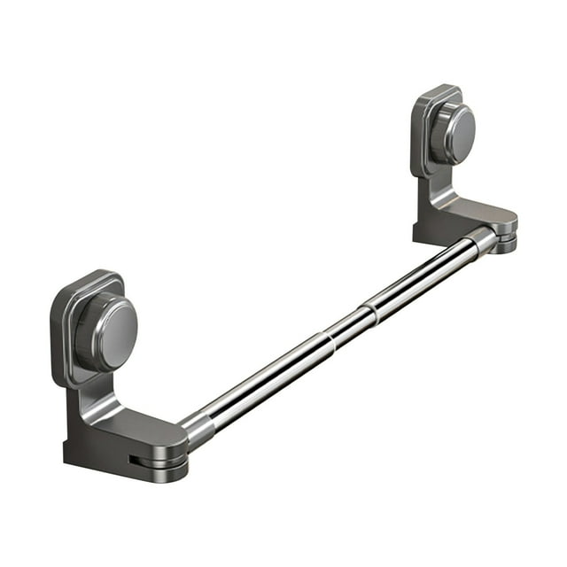 fheaev Towel Rack Suction Cup Strong Punch-free Bathroom Towel Rack Wall Hanging Bathroom Shelf