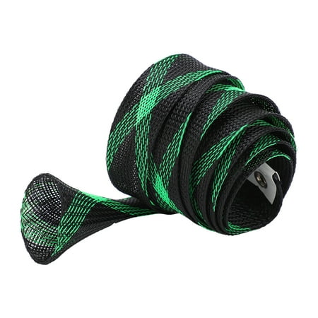 Casting Fishing Rod Cover Pole Jacket Sock Sleeve Protector Fishing Tackle 25mmx1650mmGreen Black Rawiri