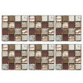thumbnail image 1 of 6 piezas de azulejos impermeables, pegatinas de pared de mosaico, decoración adhesiva de cocina (MSC030) Likrtyny Para estrenar, 1 of 6