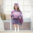 thumbnail image 7 of BZSMCE Wearable Blanket Hoodie Fashion Dreamy Pink Axolotl Home Wear, 7 of 7