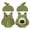 Green, variant on BemeyourBBs Newborn Baby Boy Girl Avocado Strawberry Pineapple Carrot Halloween Outfit Cute Fruit Romper Overalls Infant Summer Clothes Sleeveless Bodysuit with Hat