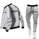 thumbnail image 4 of Conjunto de chaqueta informal con cremallera para hombre, de color sólido chaqueta cómoda, moda popular, primavera y otoño, nuevo, 2024, 4 of 5